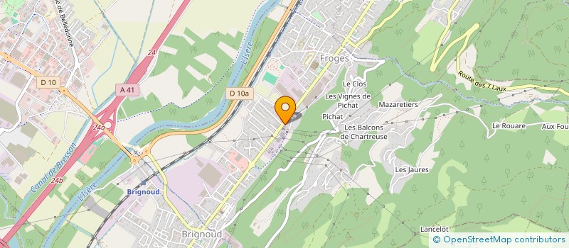 localisation de l'entreprise EURIMPORT  FROGES