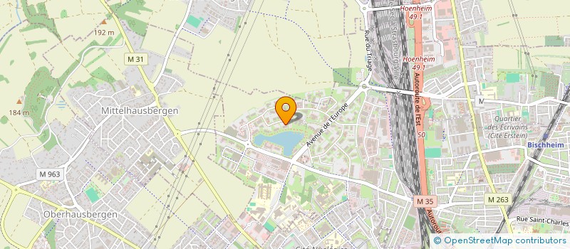 localisation de l'entreprise EURINVEST ENVIRONNEMENT  SCHILTIGHEIM