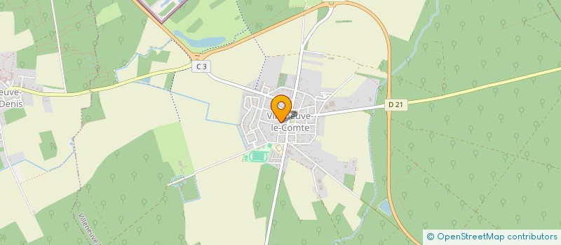 localisation de l'entreprise EURIPIDE PRODUCTIONS à VILLENEUVE-LE-COMTE