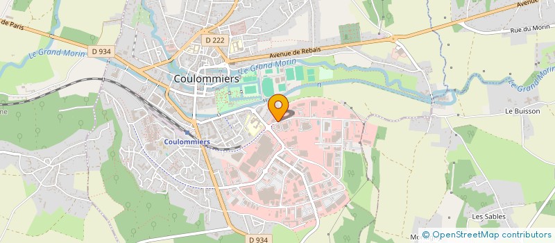 localisation de l'entreprise EURIV à COULOMMIERS