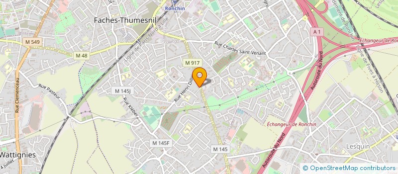 localisation de l'entreprise EURKL CLYNCKE à FACHES-THUMESNIL