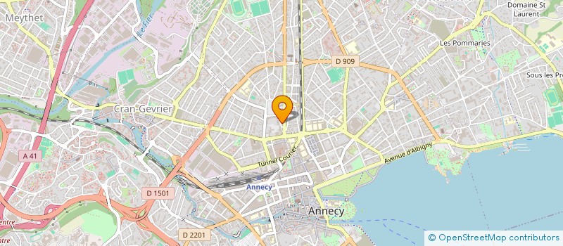 localisation de l'entreprise EURL 1R COURANT FAIBLE à ANNECY