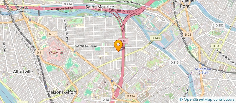 localisation de l'entreprise EURL 2 CG  MAISONS-ALFORT