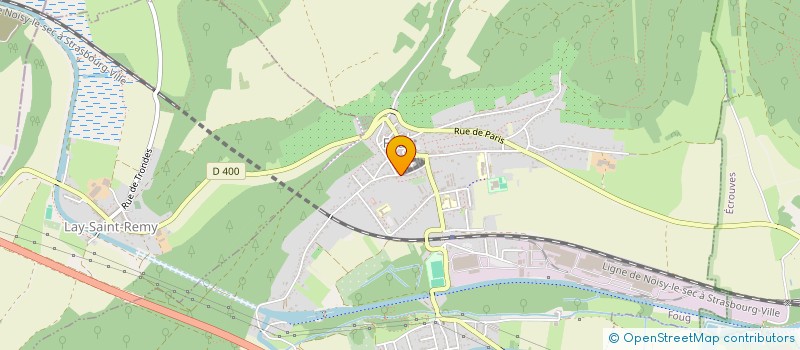 localisation de l'entreprise EURL 2@FC  FOUG