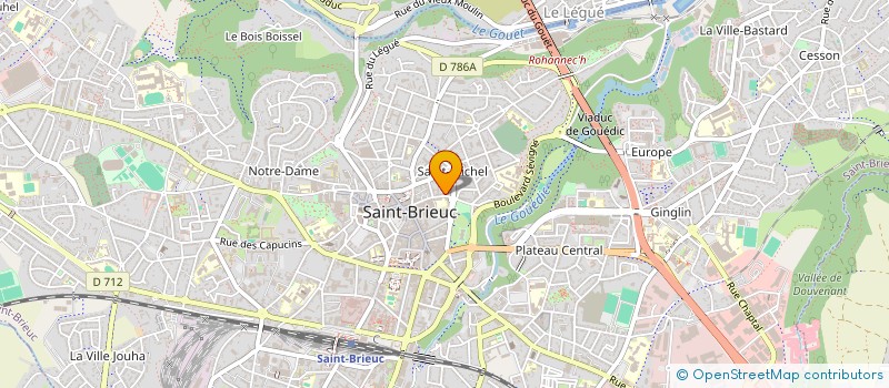 localisation de l'entreprise EURL 22 M à SAINT-BRIEUC