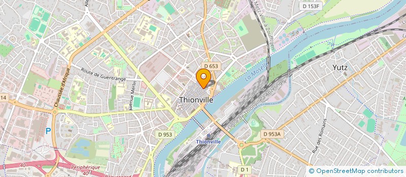 localisation de l'entreprise EURL 23 à THIONVILLE