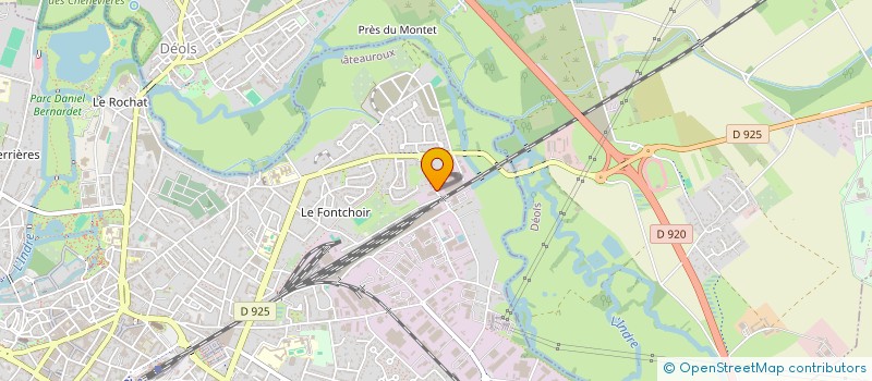 localisation de l'entreprise EURL 28 ALLEE DE TOLIERE à CHATEAUROUX