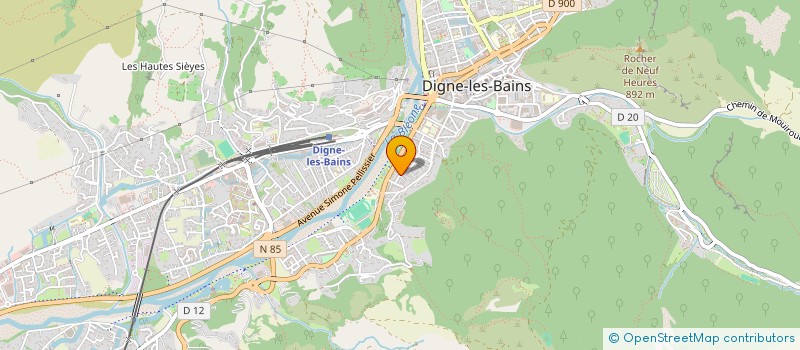 localisation de l'entreprise EURL 2A  DIGNE-LES-BAINS