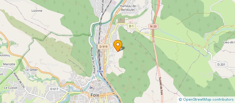 localisation de l'entreprise EURL 2M.AUTODISCOUNT à FOIX