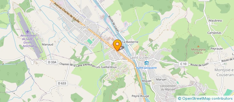 localisation de l'entreprise EURL 3 J à SAINT-LIZIER