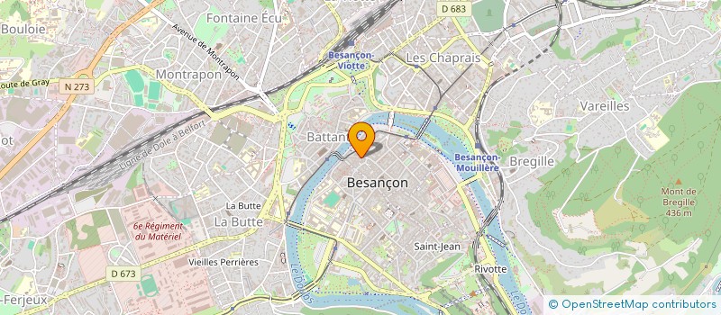 localisation de l'entreprise EURL 3JC à BESANCON