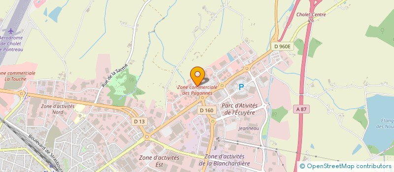 localisation de l'entreprise EURL 3MCM à CHOLET