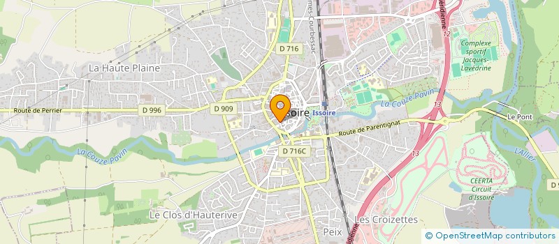 localisation de l'entreprise EURL 3R à ISSOIRE