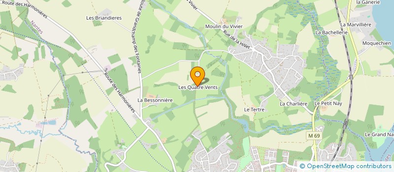 localisation de l'entreprise EURL 4 VENTS INVEST à LA CHAPELLE-SUR-ERDRE