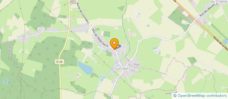 localisation de l'entreprise EURL 90M  COURTILLERS