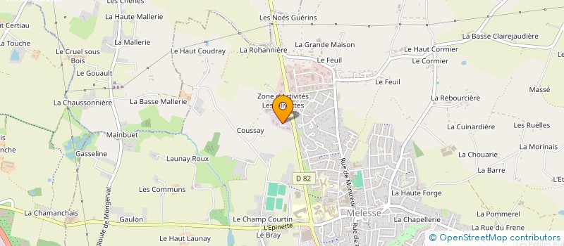 localisation de l'entreprise EURL A AIR NET à MELESSE