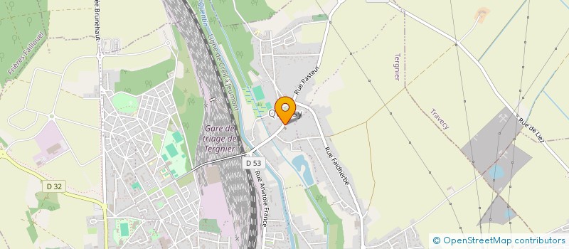 localisation de l'entreprise EURL A.B.R  TERGNIER