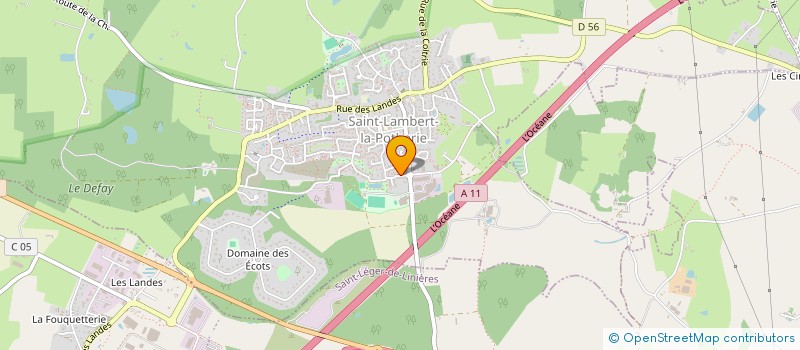 localisation de l'entreprise EURL A.D.L.G  SAINT-LEGER-DE-LINIERES