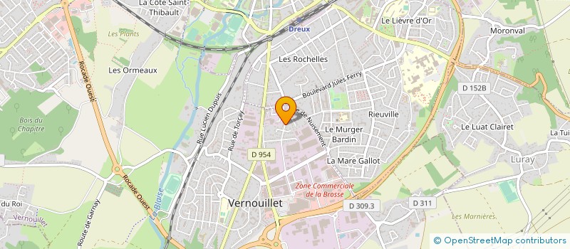 localisation de l'entreprise EURL A.GIBOUT à CHERISY