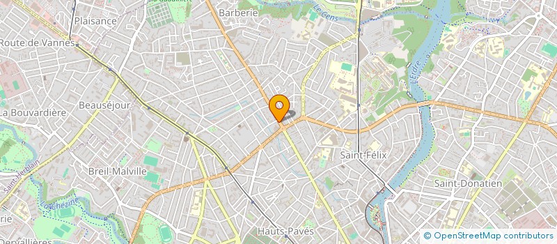 localisation de l'entreprise EURL A.J.C.C. à NANTES