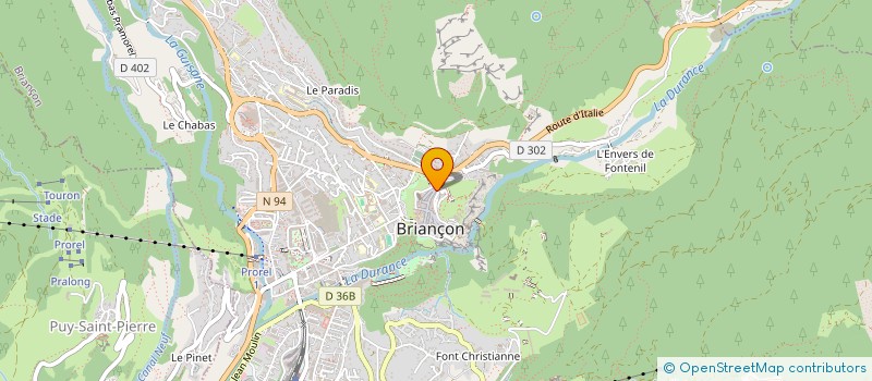 localisation de l'entreprise EURL A LA BOUCLE à BRIANCON