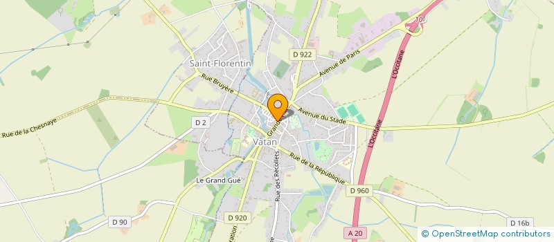 localisation de l'entreprise EURL A.R.I. à VATAN
