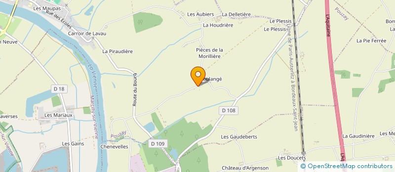 localisation de l'entreprise EURL A.R.T.P.  POUZAY