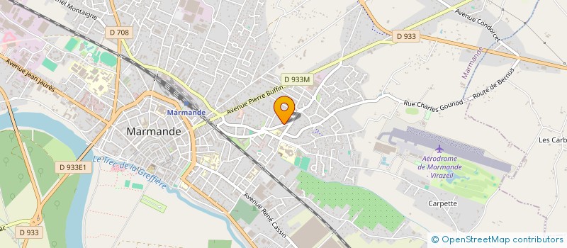 localisation de l'entreprise EURL A S  MARMANDE