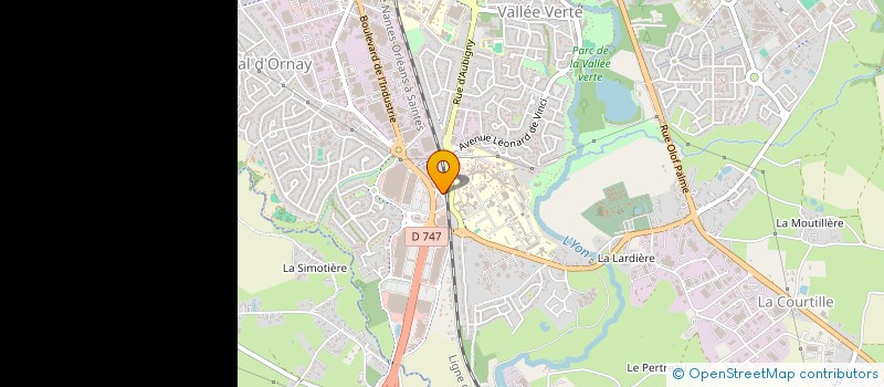 localisation de l'entreprise EURL A.S.J.  LA ROCHE-SUR-YON