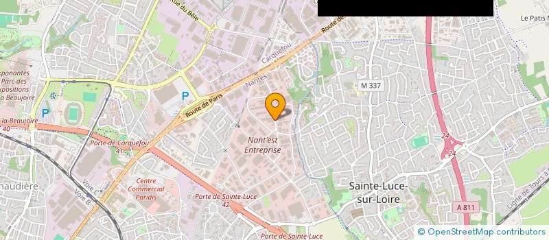localisation de l'entreprise EURL A.S.M. à NANTES
