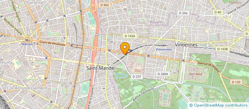 localisation de l'entreprise EURL A.T.T & DECO  SAINT-MANDE