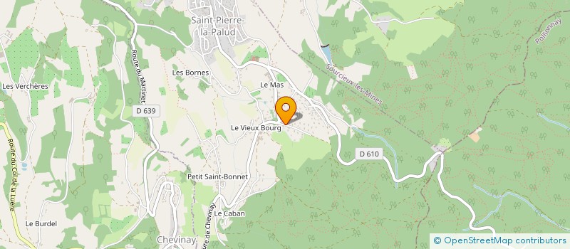 localisation de l'entreprise EURL A V R E C C  SAINT-PIERRE-LA-PALUD