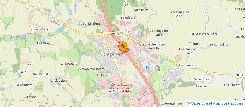 localisation de l'entreprise EURL A2 PRO à LA MEZIERE