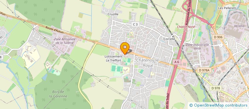 localisation de l'entreprise EURL A2C AUTO CONTROLE CHATENOYEN à CHATENOY-LE-ROYAL