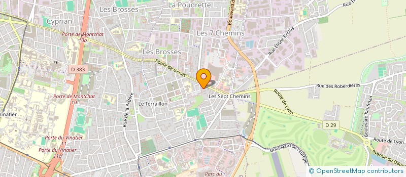 localisation de l'entreprise EURL AB CHAUDRONNERIE  TIGNIEU-JAMEYZIEU