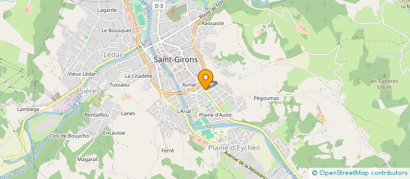 localisation de l'entreprise EURL ABBADI  SAINT-GIRONS