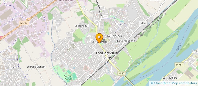 localisation de l'entreprise EURL ABCP  THOUARE-SUR-LOIRE