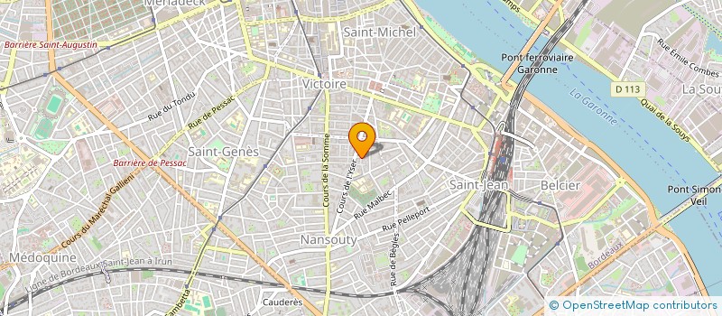 localisation de l'entreprise EURL ABG  BORDEAUX