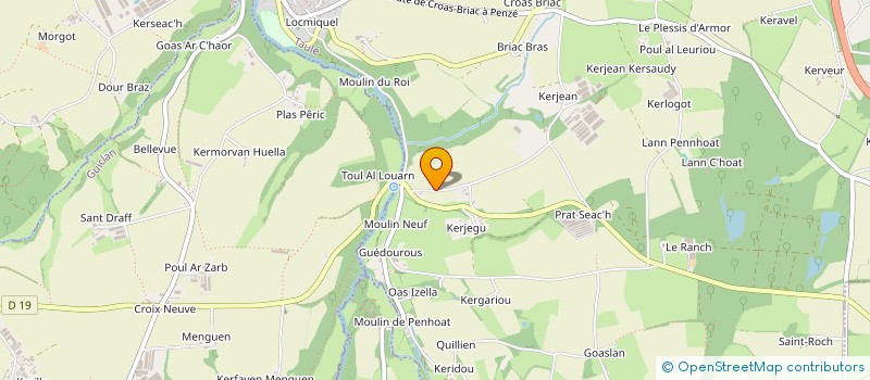 localisation de l'entreprise EURL ABGRALL  TAULE