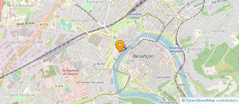 localisation de l'entreprise EURL ABINES à BESANCON