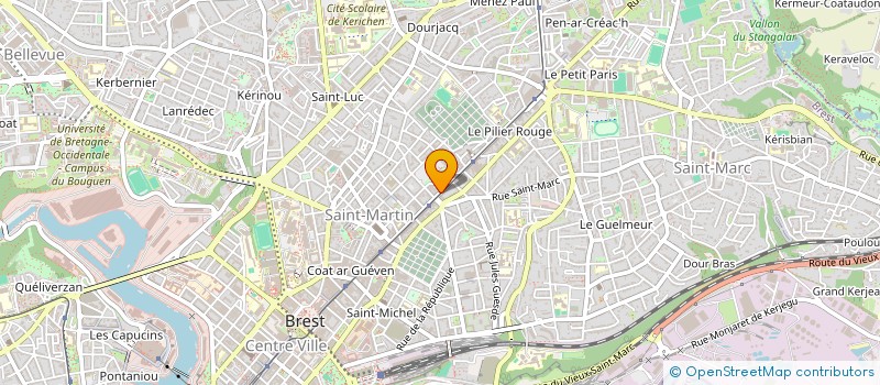 localisation de l'entreprise EURL ABUL à BREST