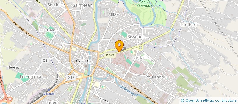 localisation de l'entreprise EURL ACB  CASTRES