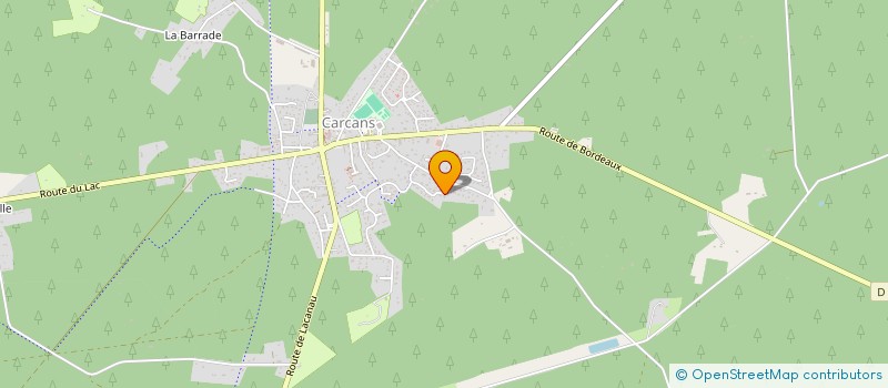 localisation de l'entreprise EURL ACCROBOIS à CARCANS