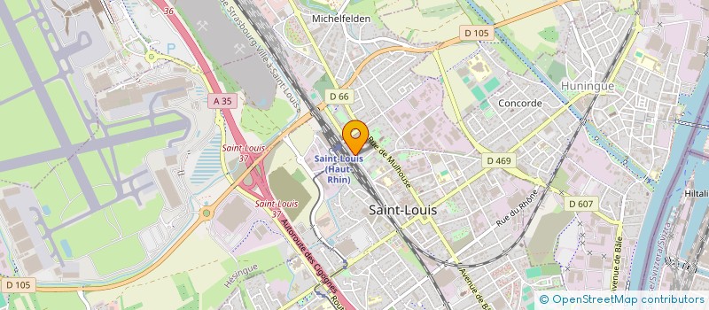 localisation de l'entreprise EURL ACENE TAXIS à SAINT-LOUIS