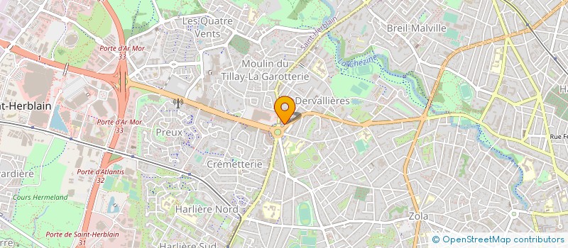 localisation de l'entreprise EURL ACHREF à NANTES