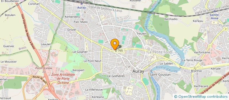 localisation de l'entreprise EURL ACM à AURAY