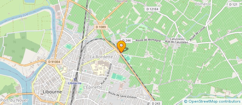 localisation de l'entreprise EURL ACOM à LIBOURNE