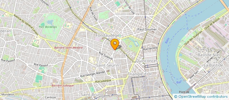 localisation de l'entreprise EURL ACRA à BORDEAUX