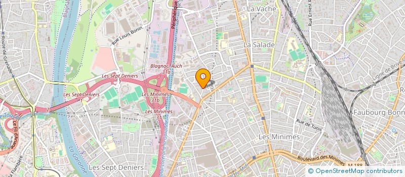 localisation de l'entreprise EURL ACROUZET  TOULOUSE