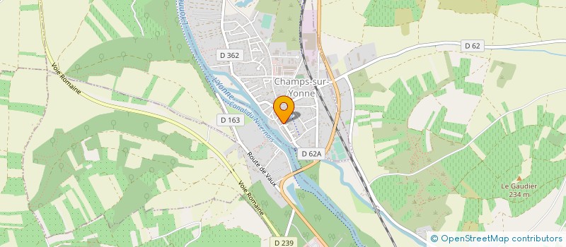 localisation de l'entreprise EURL ACS ELECTRICITE à CHAMPS-SUR-YONNE
